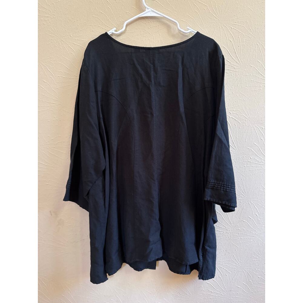 Avenue Linen Blend Top Size 30/32 - Picture 2 of 4